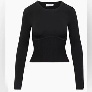 NWT Babaton Sculpt Knit Empire Longsleeve